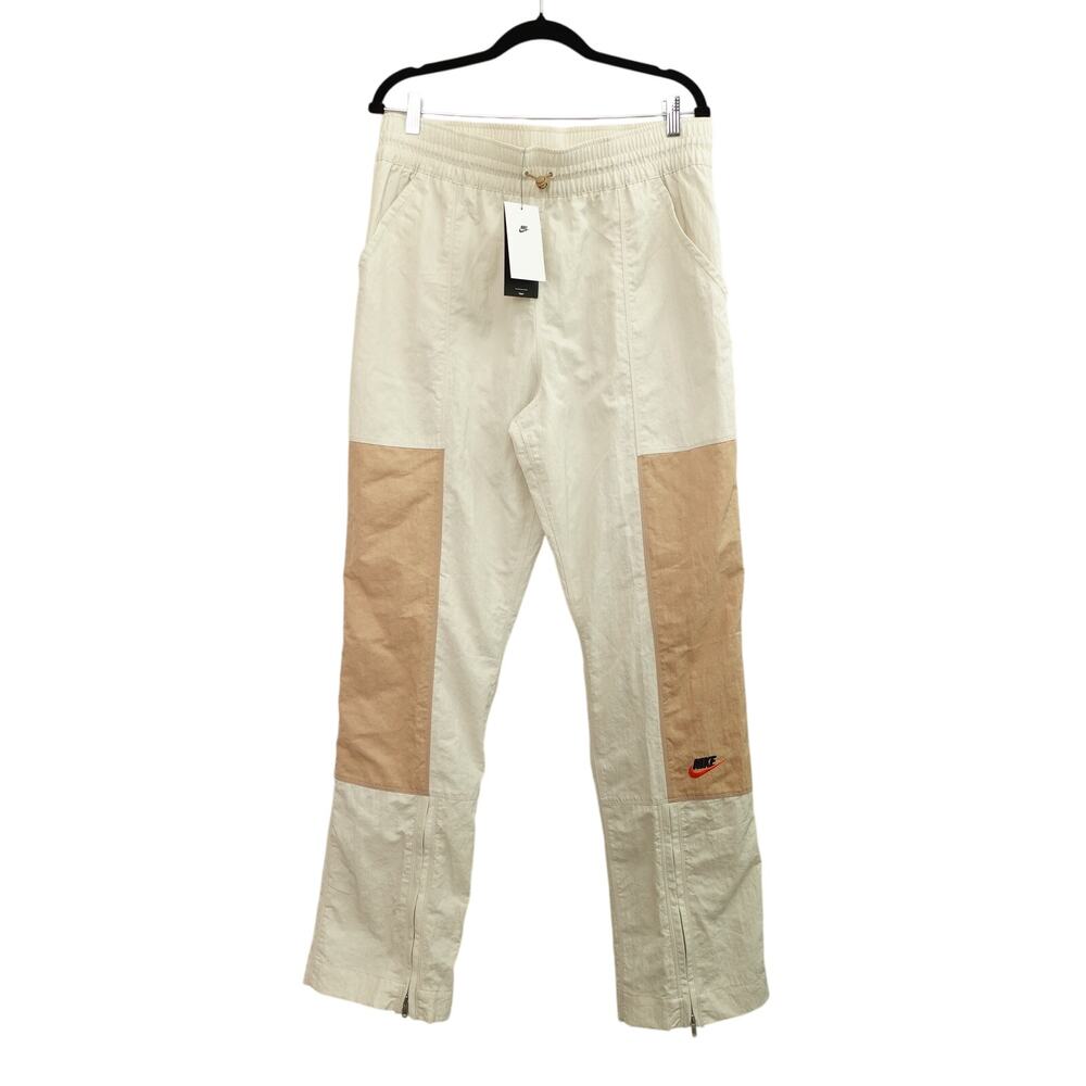 NWT Nike Womens Sportswear Pants City Utility Woven High-Rise White Size L - Picture 1 of 10